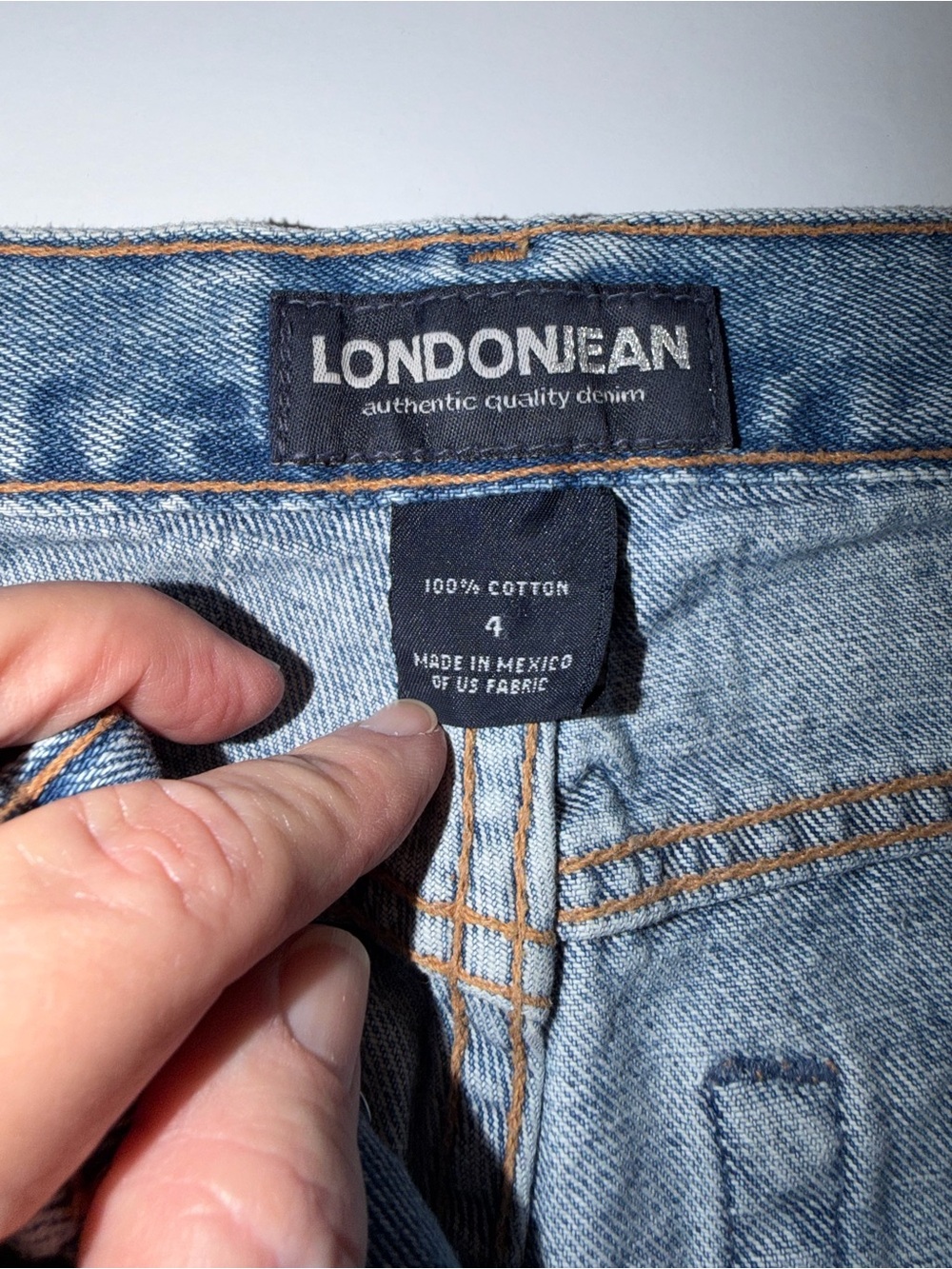 Vintage London Jean 100% Cotton Button Fly Jeans 4 - Picture 1 of 10